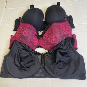 42D Women’s Bra Bundle Of 3 Underwire Various Brands
